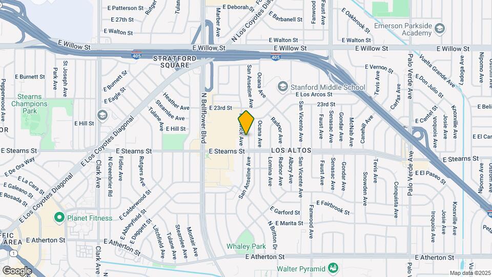 2225 San Anseline Ave Map and Location Details