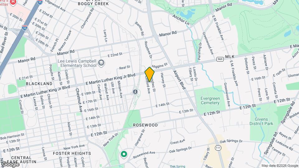 1709 Clifford Ave Map and Location Details