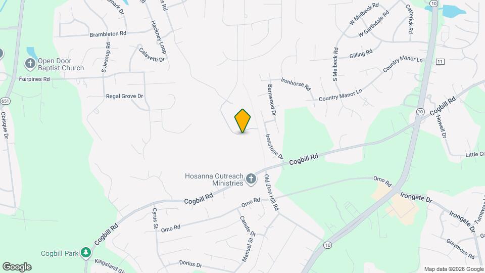 6190 Bison Ford Dr Map and Location Details