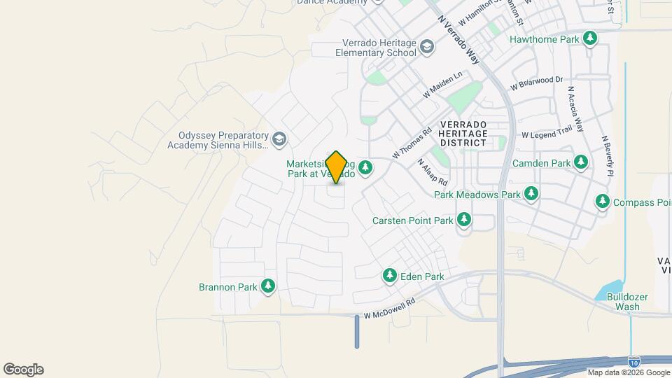 21167 W Cypress St Map and Location Details