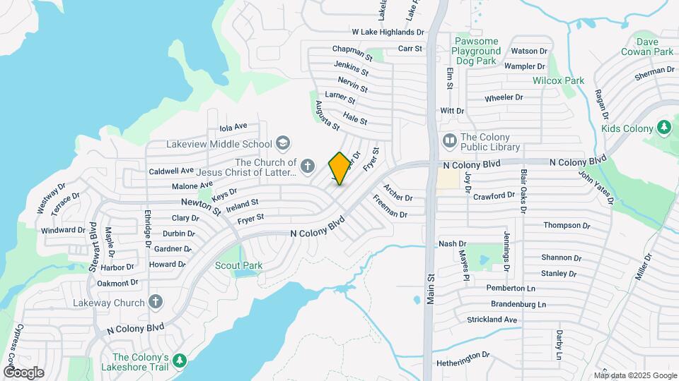 6808 Fryer St Map and Location Details