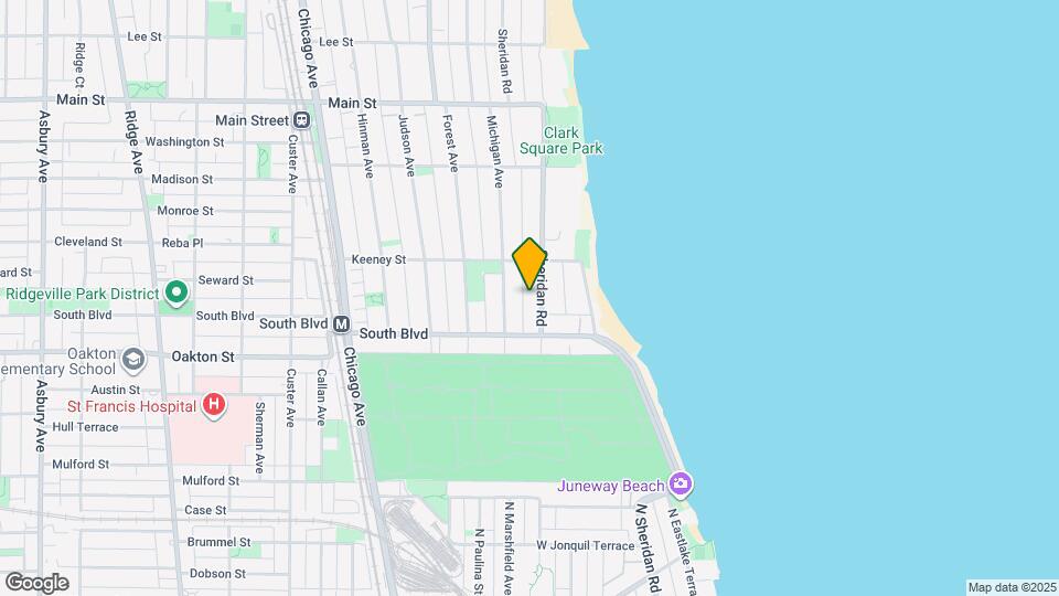 544 Sheridan Rd, Unit #G Map and Location Details