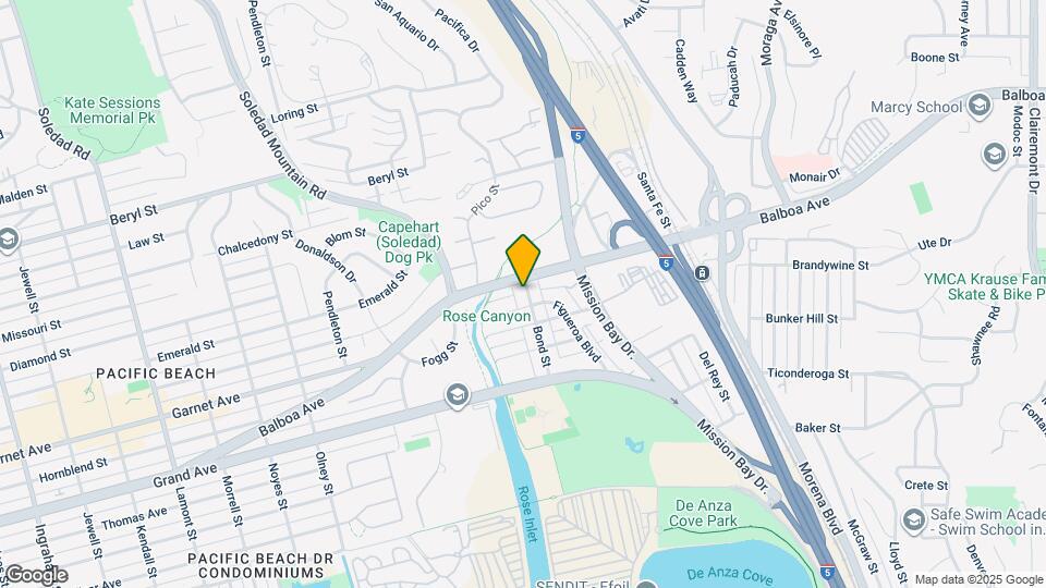 4554 Bond St Map and Location Details