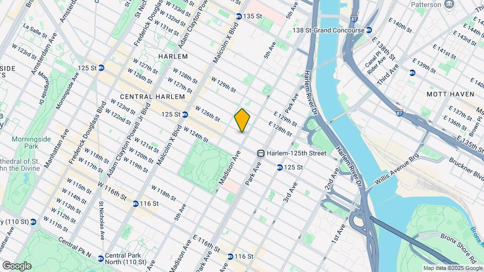 34 E 126th St Map and Location Details