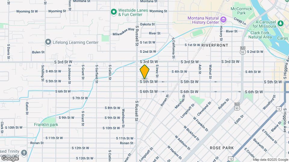 1410 S 5th St W, Unit B Map and Location Details