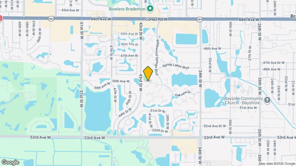 401 Palm Tree Dr Map and Location Details