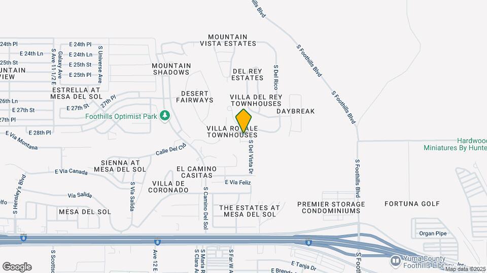 10485 S Del Valle Map and Location Details