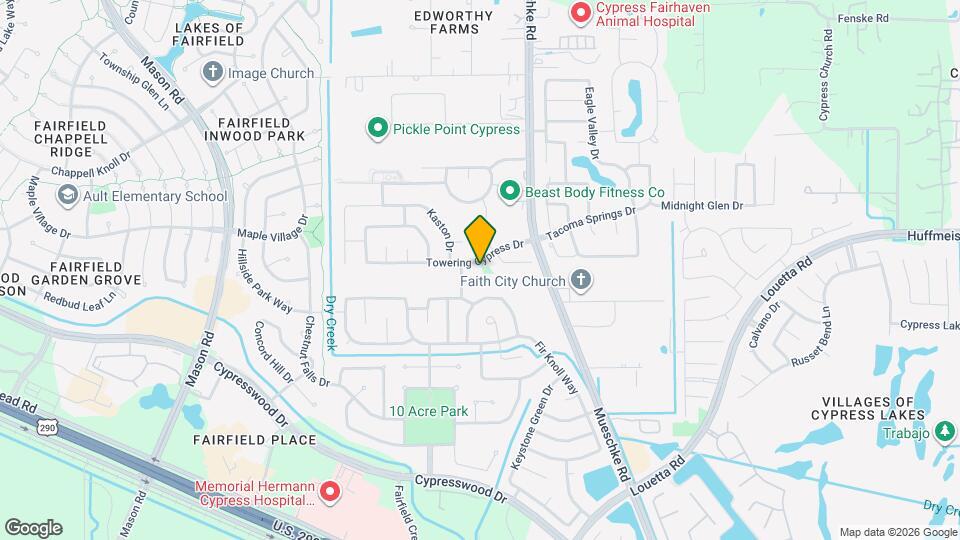 20115 Towering Cypress Dr Map and Location Details