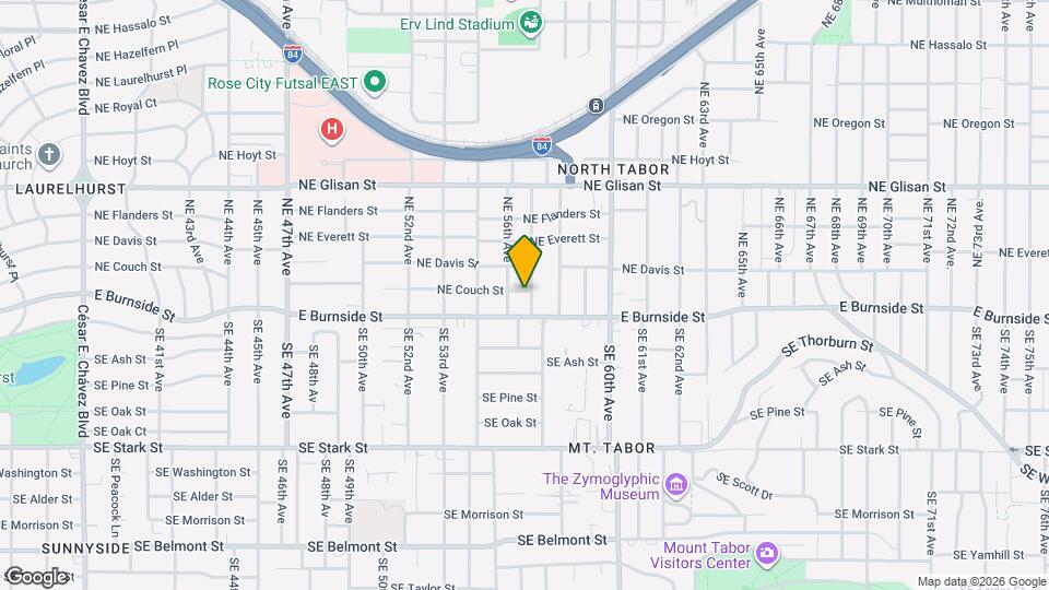5630 NE Couch St Map and Location Details