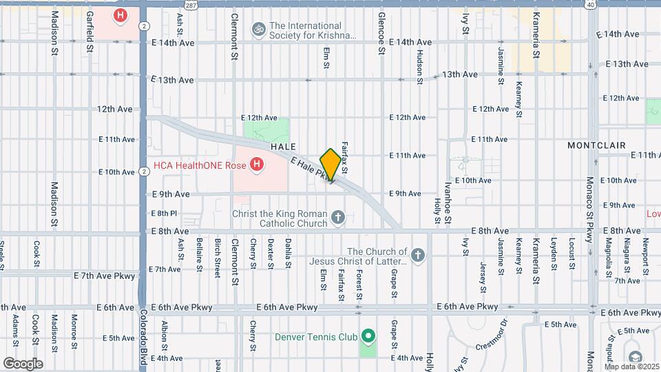 900 Elm St Map and Location Details
