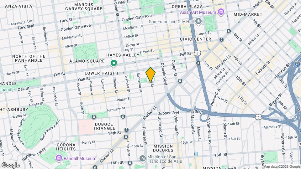 201 Laguna St Mapa y Detalles de la Ubicación