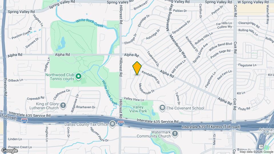 13342 Peyton Dr Map and Location Details