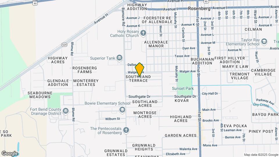 921 Klare Ave Map and Location Details