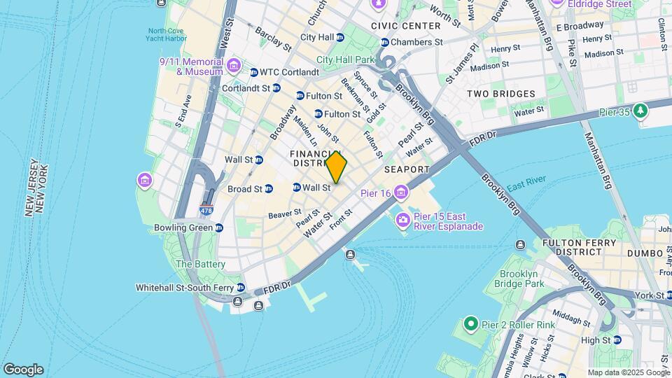 180 Pearl St Map and Location Details