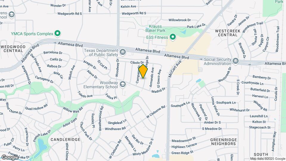 6624 Vega Dr Map and Location Details
