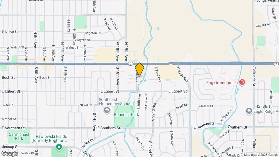 160 S 20th Ave Map and Location Details