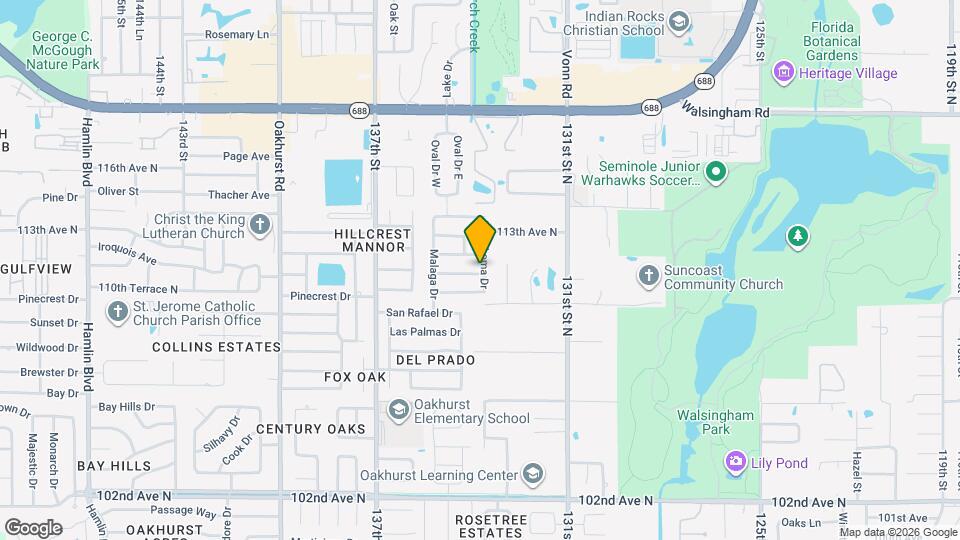 13331 Hacienda Dr Map and Location Details