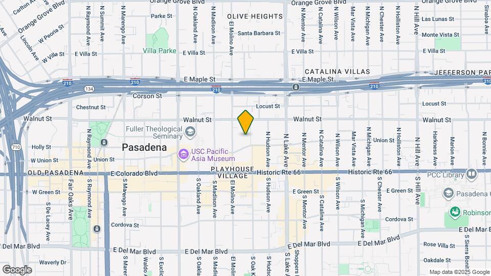 137 N Oak Knoll Ave Map and Location Details