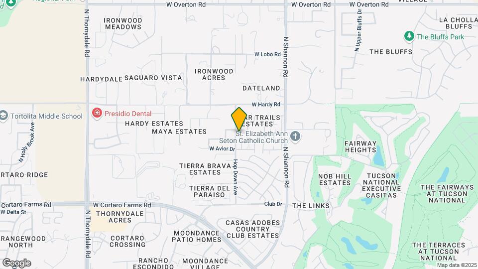 8679 N Auriga Way Map and Location Details