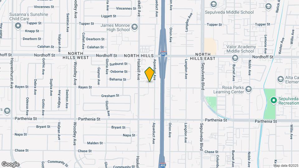 15719 Rayen St Map and Location Details