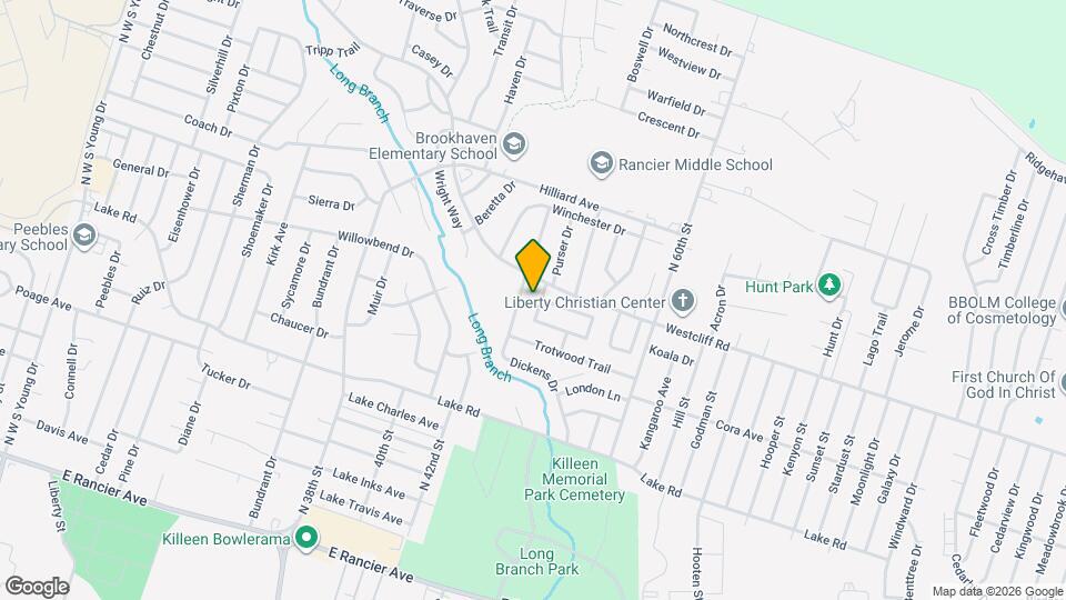 2207 Purser Dr Map and Location Details