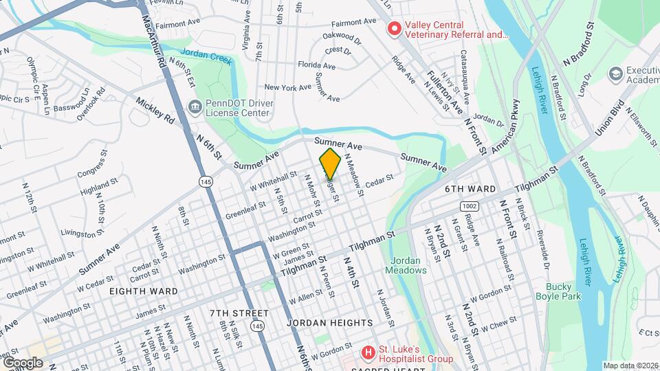 848 N Elliger St Map and Location Details