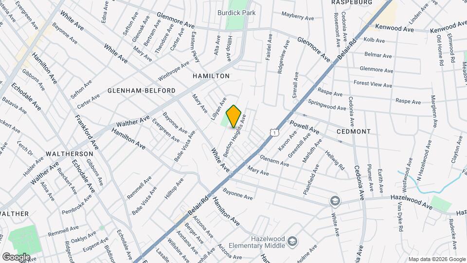 5906 Benton Heights Ave Map and Location Details