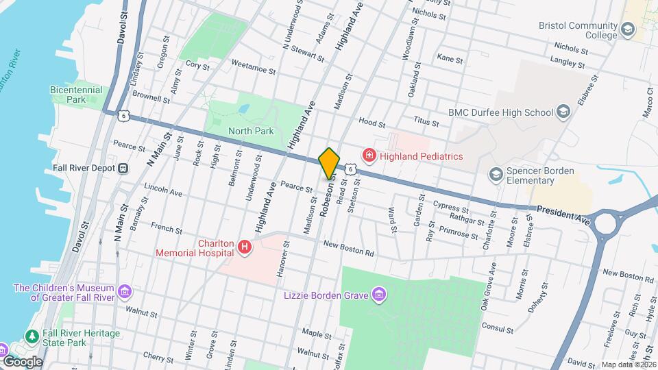968 Robeson St Mapa y Detalles de la Ubicación