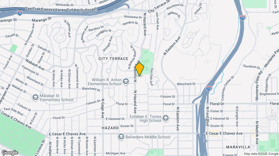 4010-4014 Rockwood St, Unit 0.75 Map and Location Details