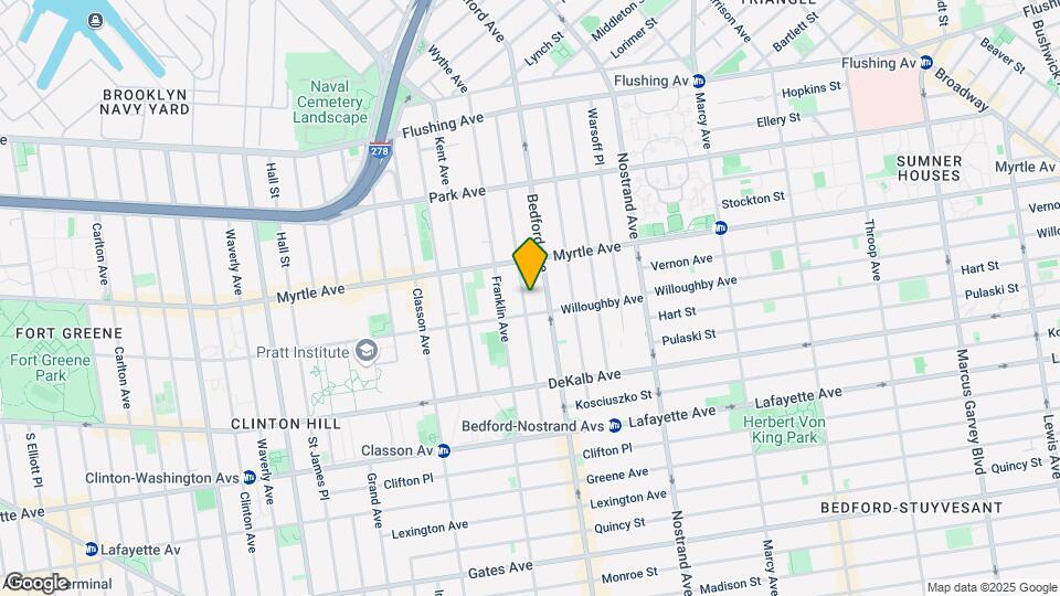 163 Skillman St Map and Location Details