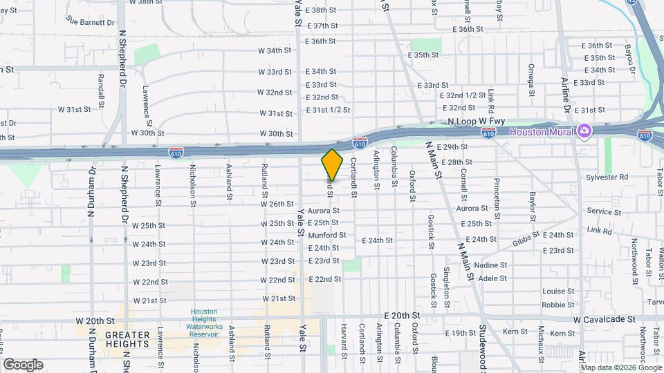 2612 Harvard St Map and Location Details