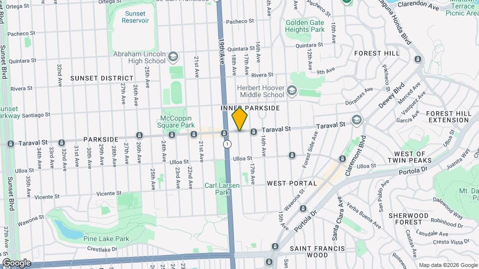 749-749 Taraval St Map and Location Details