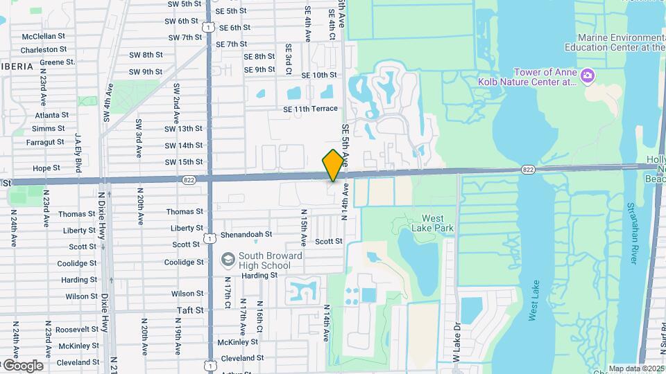 1400 Sheridan St, Unit 10J Mapa y Detalles de la Ubicación