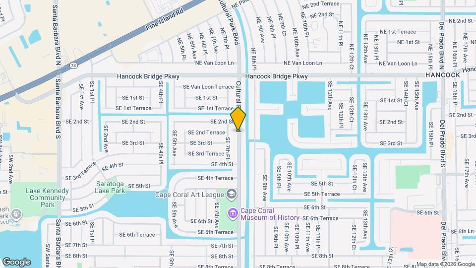 222 Cultural Park Blvd Map and Location Details