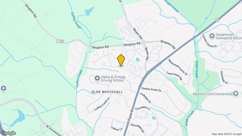 1857 Aston Mill Place Map and Location Details