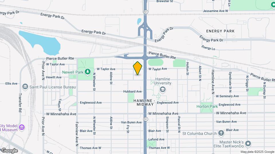 1607 Hewitt Ave Map and Location Details