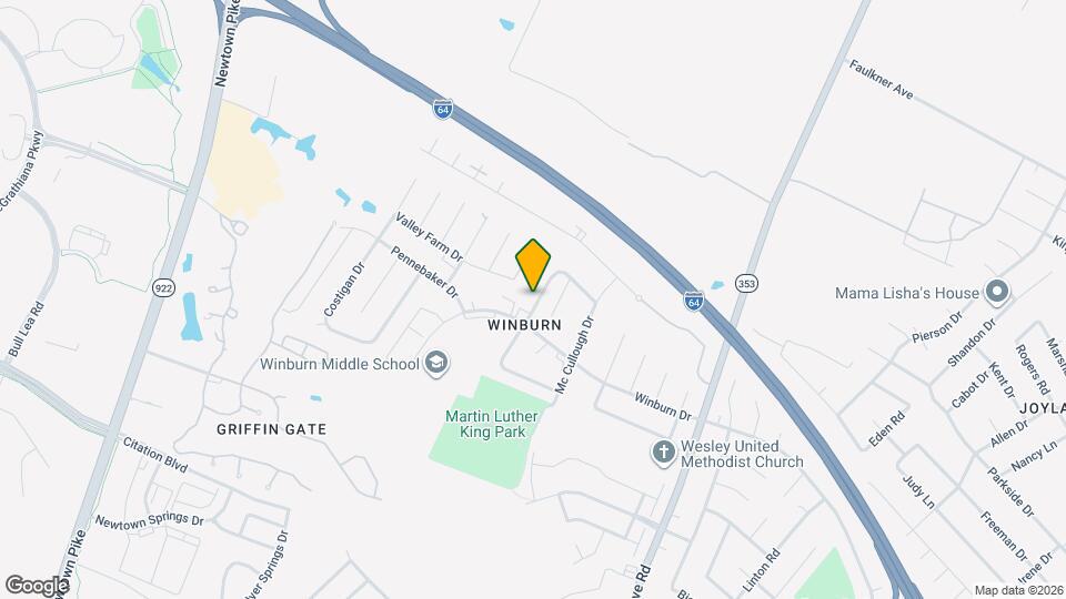 1817 Gerald Dr Map and Location Details