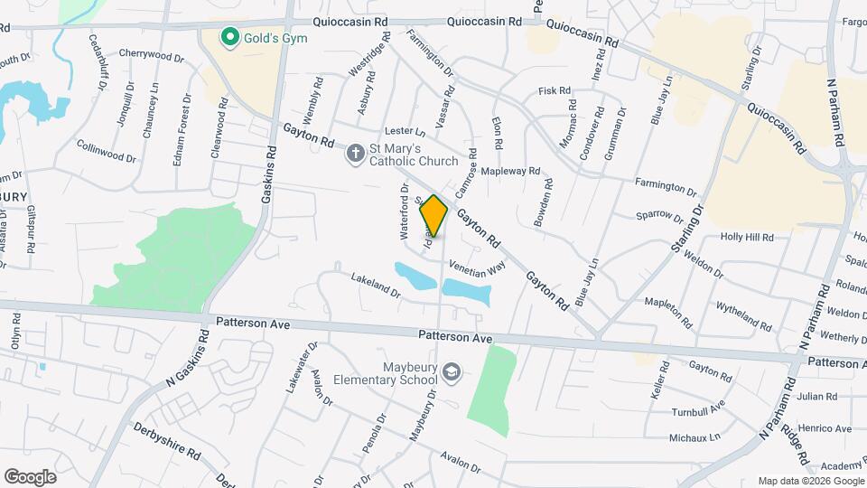 1101 Swissvale Pl Mapa y Detalles de la Ubicación