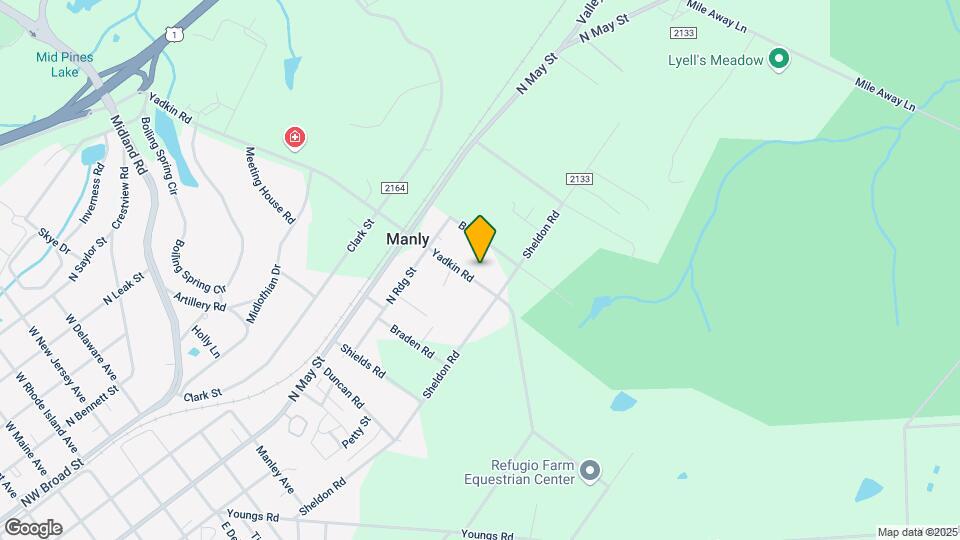 595 Yadkin Rd Map and Location Details