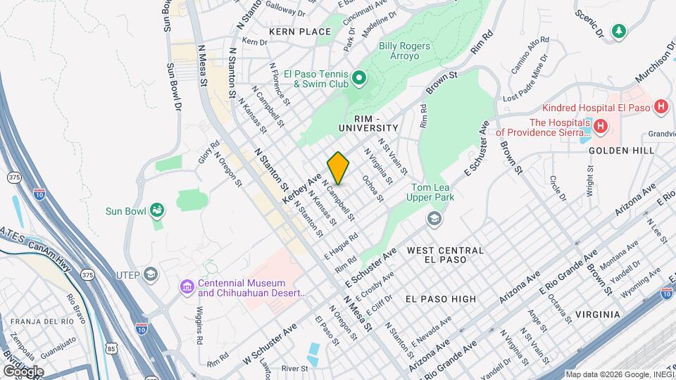 504 E University Ave Map and Location Details