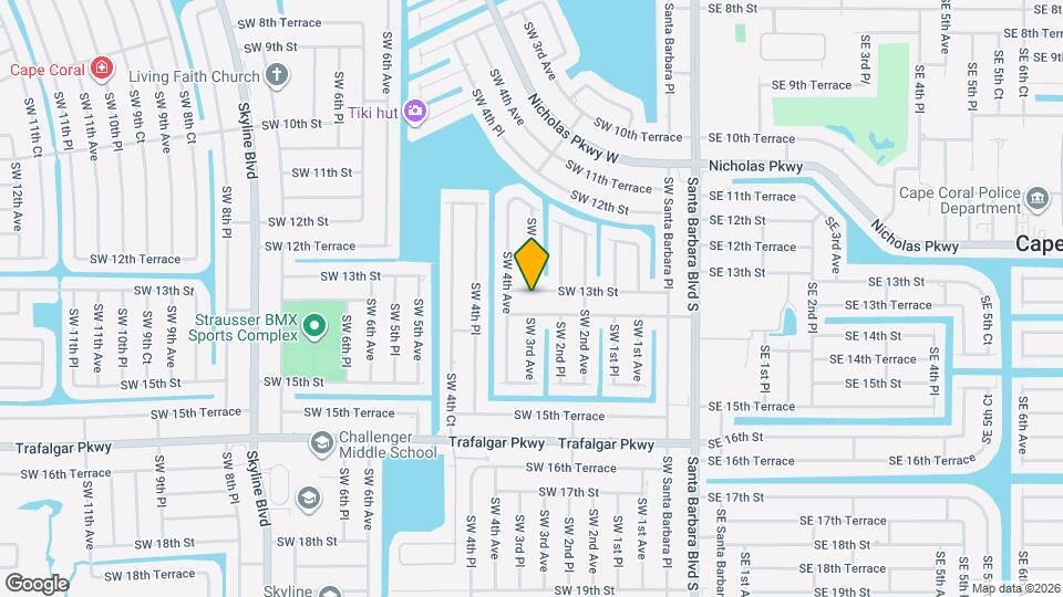 308 SW 13th St Mapa y Detalles de la Ubicación