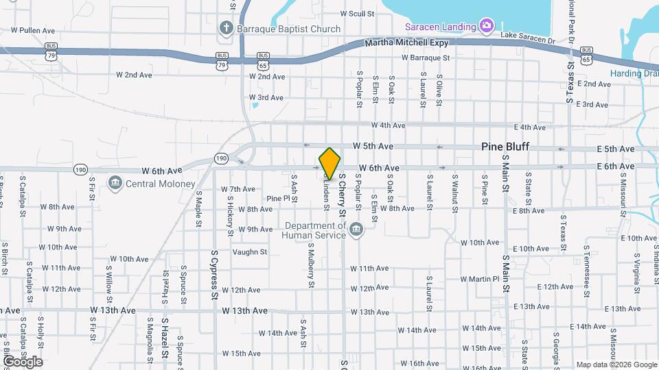 619 S Linden St Map and Location Details