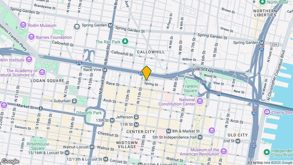 1031 Spring St Map and Location Details