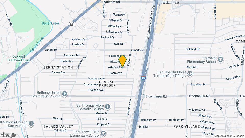 558 Artemis Dr Map and Location Details