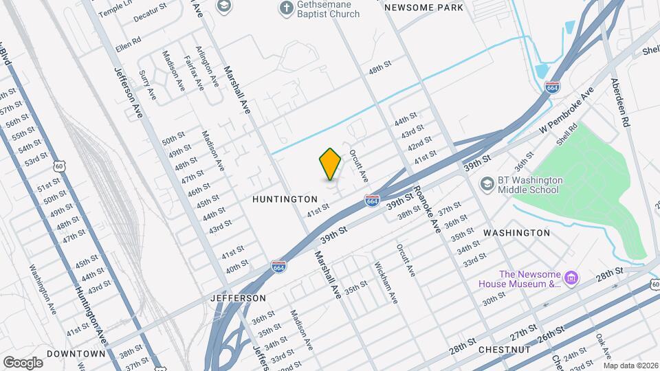 4163 Newsome Dr Map and Location Details