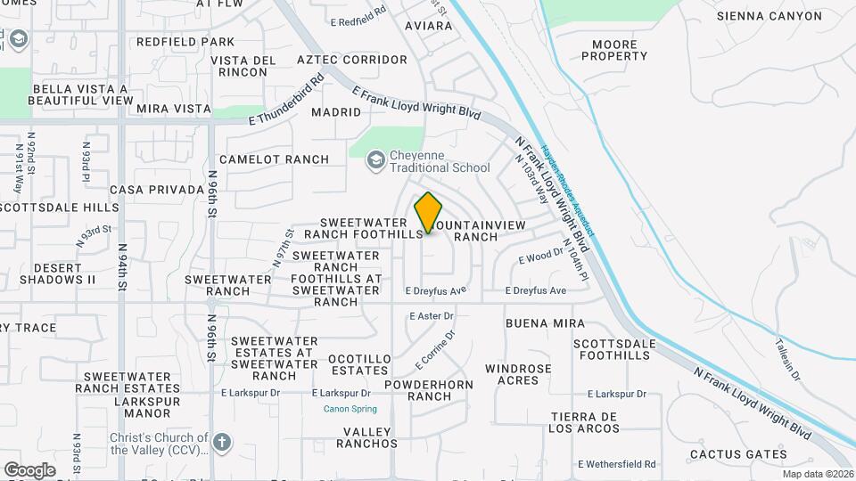 13277 N 101st St Map and Location Details