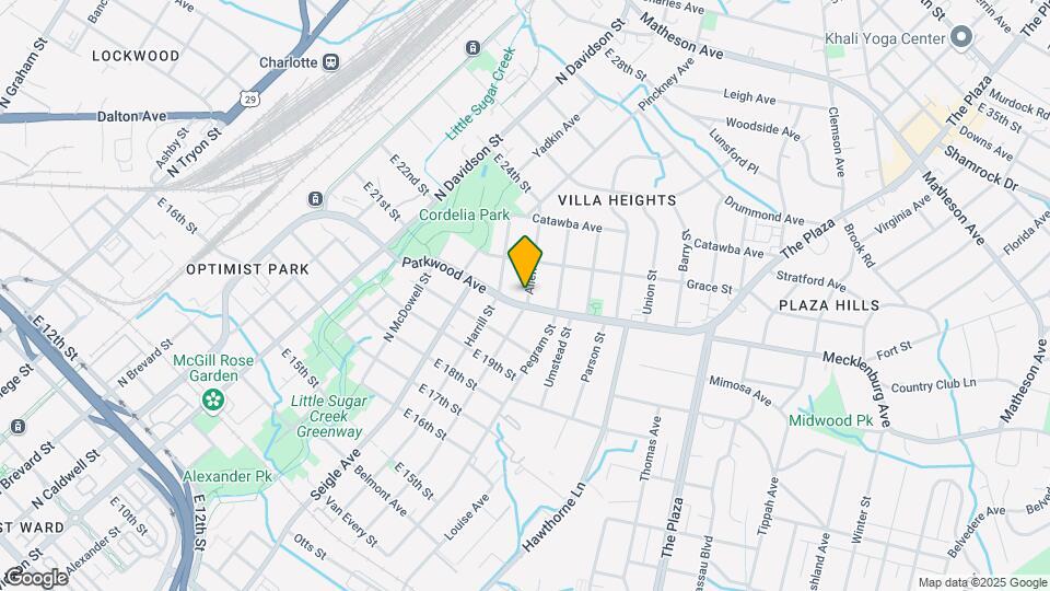 1017 Parkwood Ave, Unit 1 Map and Location Details