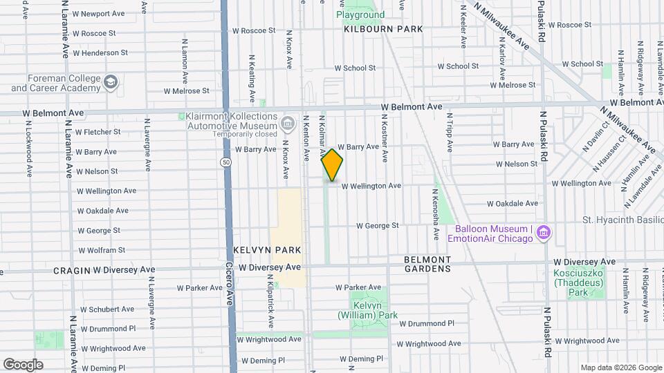 4520 W Wellington Ave, Unit 2 Mapa y Detalles de la Ubicación