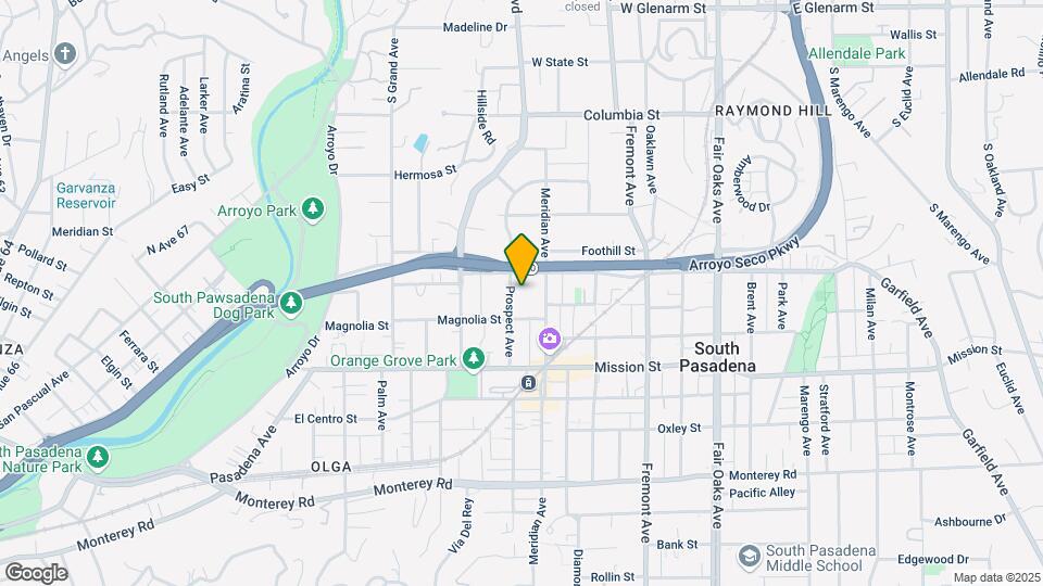 616 Prospect Ln Map and Location Details