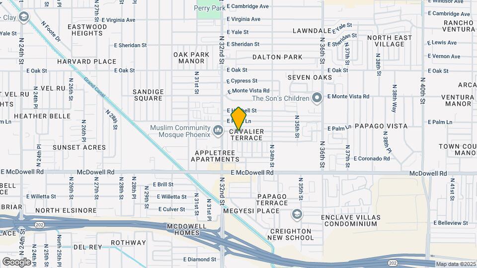 3231 E Granada Rd Map and Location Details